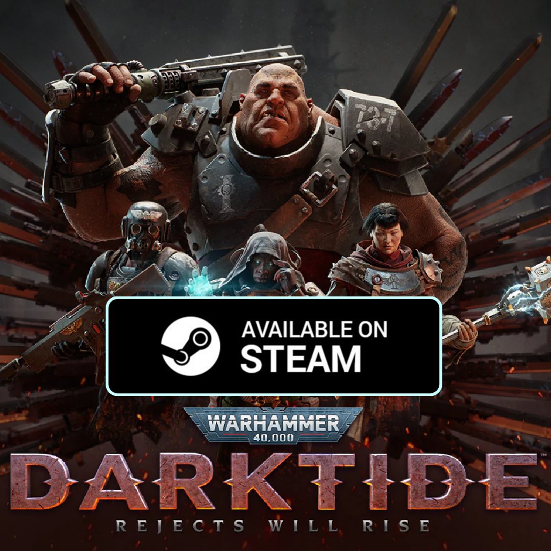 VoxOdyssey's tweet image. The feature game for this week is 
Warhammer 40,000: Darktide by Fatshark @Darktide40K

Grab youself a copy here 
store.steampowered.com/app/1361210/Wa…

See more here
voxodyssey.com/warhammer-4000…

#Horror #TeamBased #CombatGaming #CoopGames #Warhammer40K #PvEAction #ClassBased #HackAndSlash