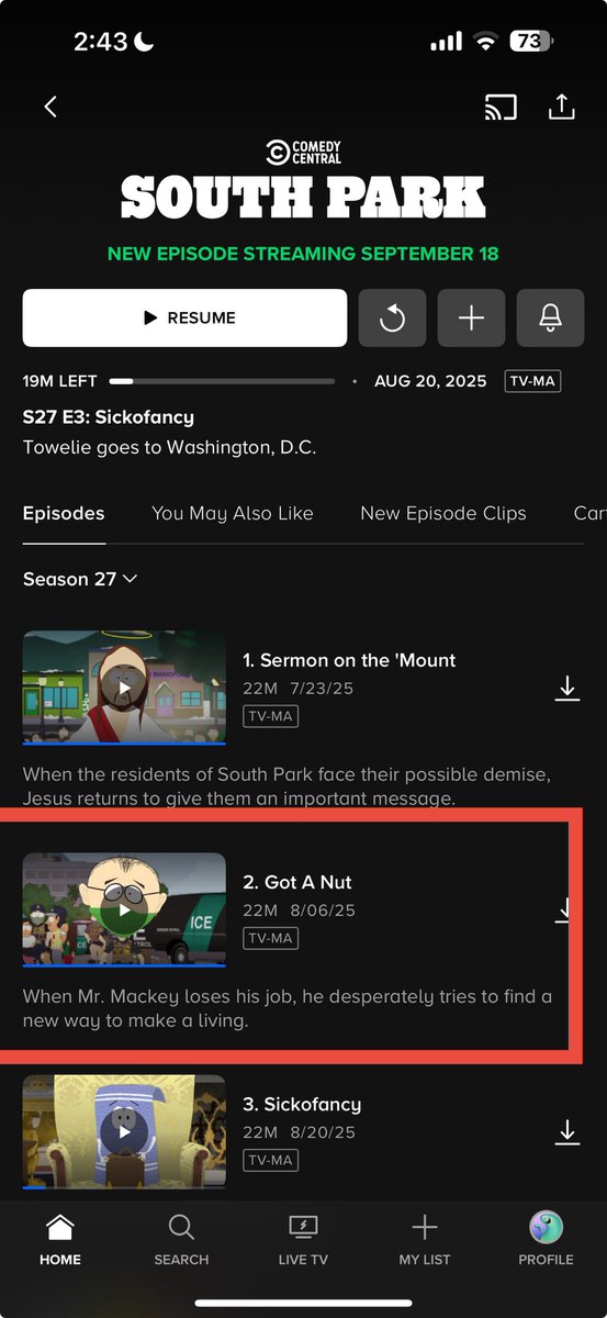 kduncnastee's tweet photo. @PopCrave ^^^Nope, not true. Matt n Trey don’t put up with that kinda BS.  Nice attempt at clickbait! https://t.co/4g7AcWv9Tr