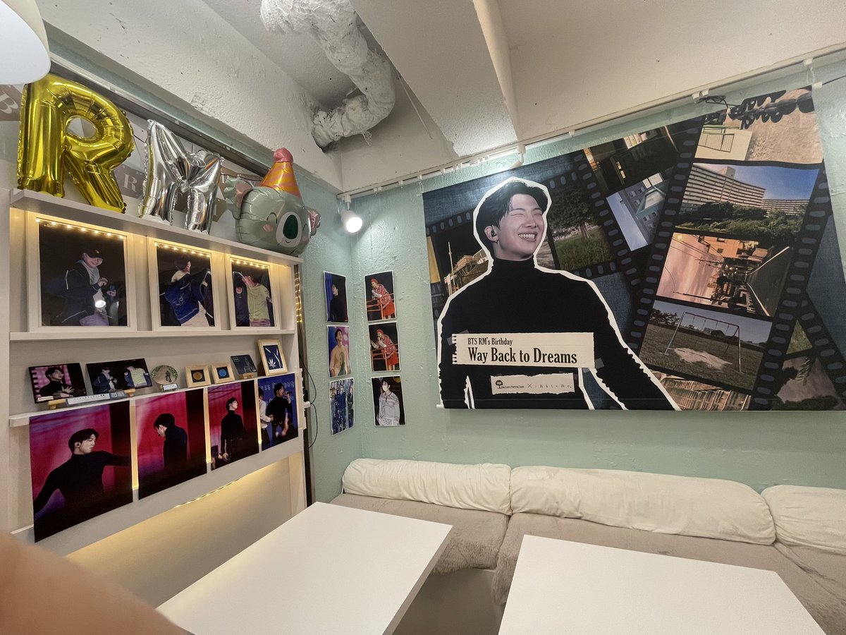 ☕️こぐまかぺさんで開催中のRMセンイルイベントに行ってきました。
笑顔のナムさんがお出迎え。
ナムペンさん達が集って皆さんも笑顔のあったかい空間☺️
特典もセンスが良くて素敵でした💗
何より企画してくださった方の愛が伝わってきました💙
素敵な企画ありがとうございました✨
#WayBacktoDreams