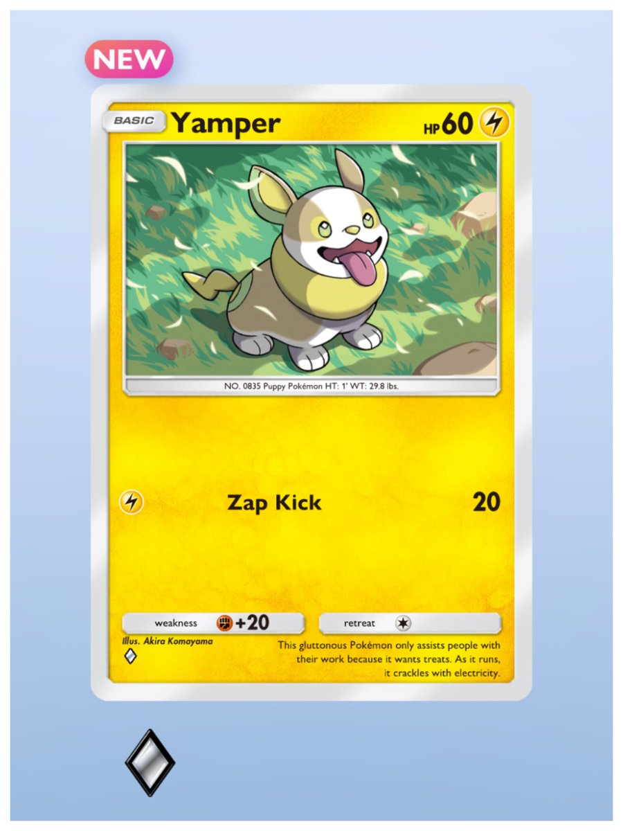 ditsyeee's tweet photo. Yamper — Boltund

#PokemonTCGPocket 
#AkiraKomayama
#TomomiOzaki
#SouichirouGunjima https://t.co/LYK7rLbmPk