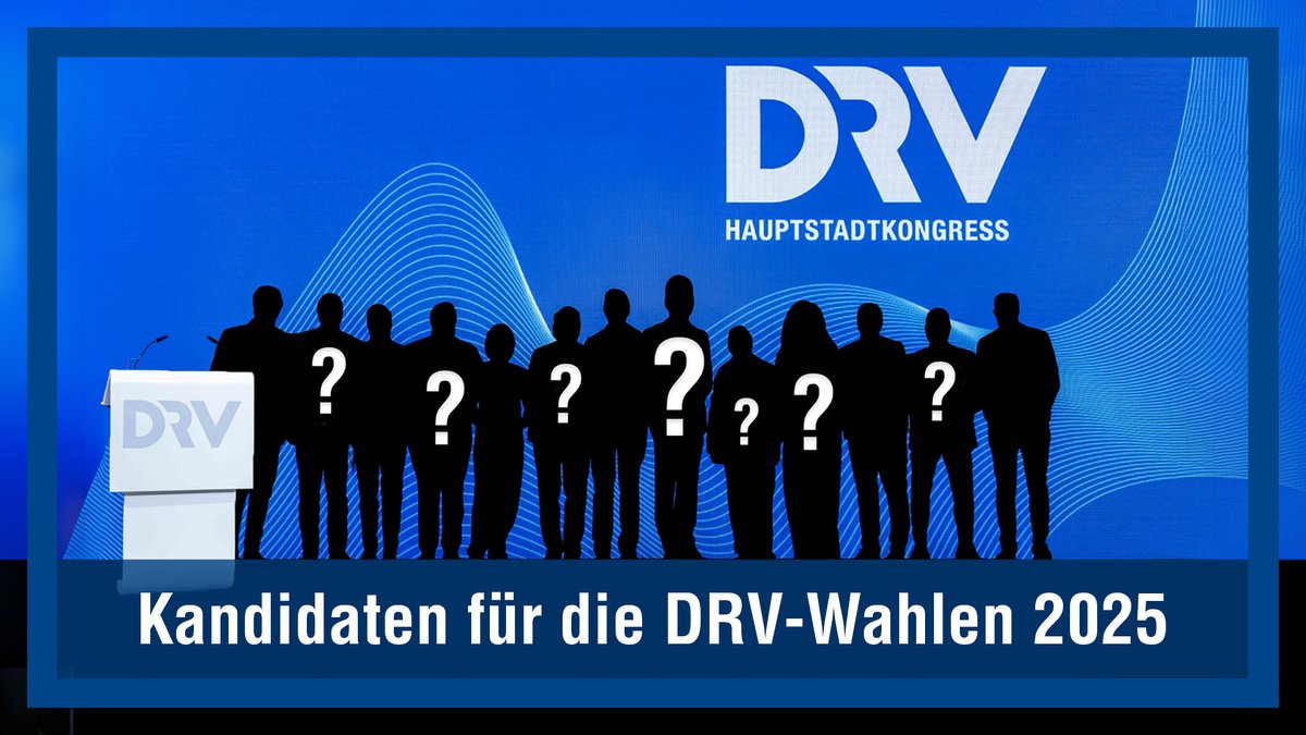 DRV (@drvde) on Twitter photo Kandidaten für die #DRV-Wahlen 2025 stehen fest
 Insgesamt stehen 15 Positionen zur #Wahl auf die sich 22 Kandidaten bewerben.
Mehr Informationen zu den einzelnen Kandidaten und deren Zielen  findet Ihr auf unserer Wahlseite :drv.de/index.php?id=4…
#Reisewirtschaft #drvhk25 Kandidaten für die #DRV-Wahlen 2025 stehen fest
 Insgesamt stehen 15 Positionen zur #Wahl auf die sich 22 Kandidaten bewerben.
Mehr Informationen zu den einzelnen Kandidaten und deren Zielen  findet Ihr auf unserer Wahlseite :drv.de/index.php?id=4…
#Reisewirtschaft #drvhk25
