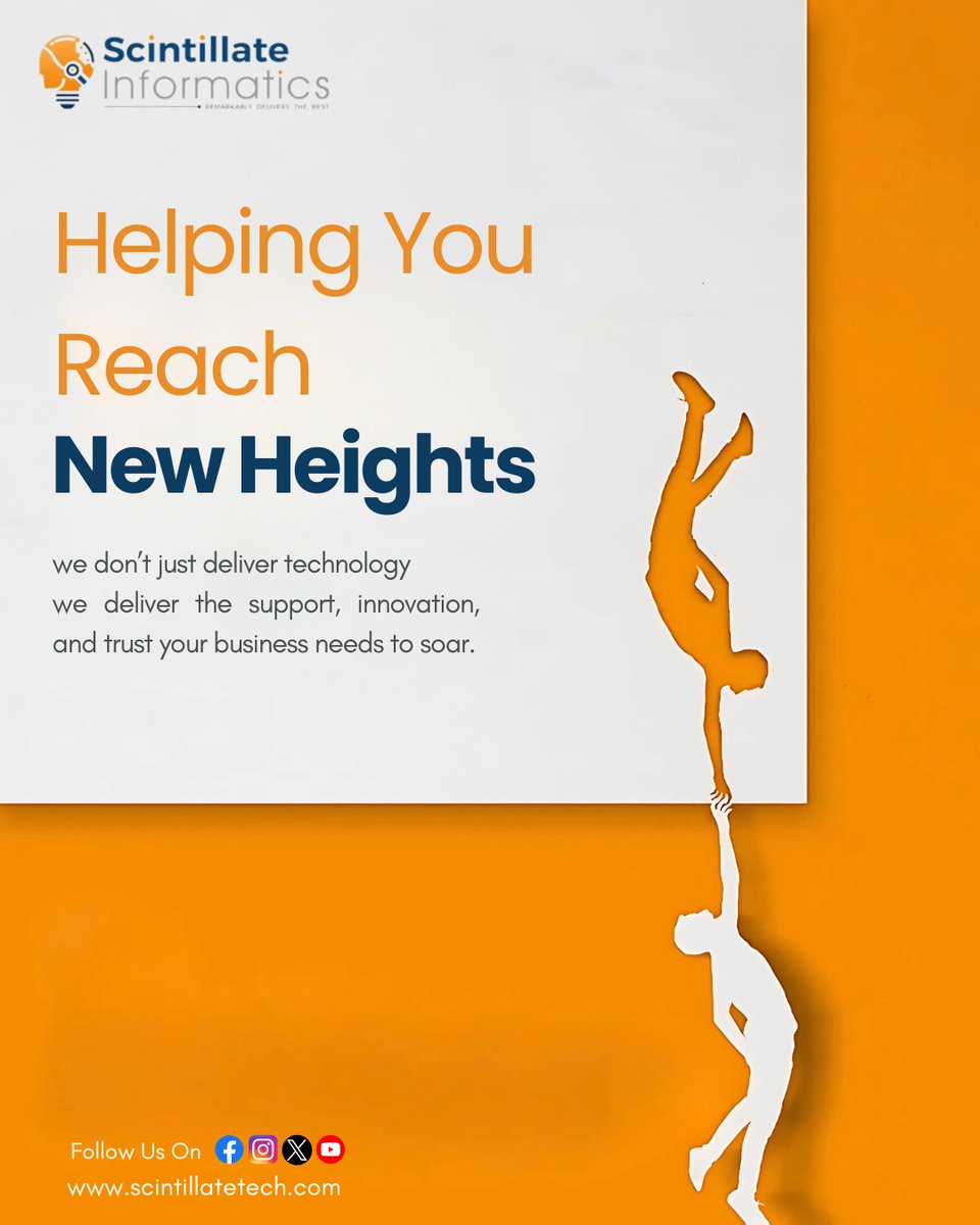 scintillateinfo's tweet image. 💡 Helping businesses reach new heights with innovation, trust &amp;amp; technology. 🚀
👉 scintillatetech.com

#DigitalSuccess #ScintillateInformatics #Innovation