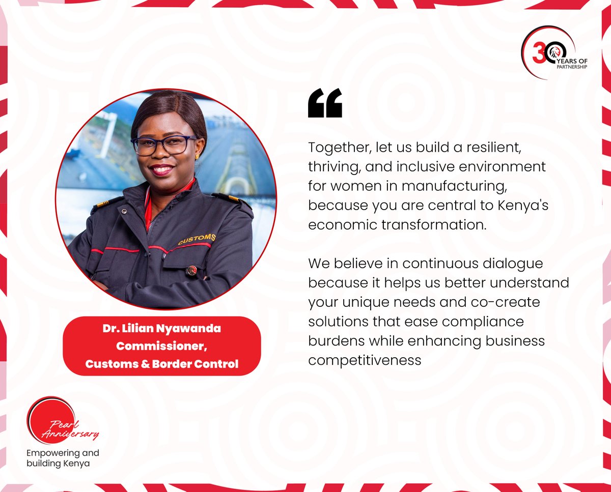 At KRA, we are listening, learning, and collaborating with Women in Manufacturing. Because building Kenya’s future requires women at the center of innovation and growth.