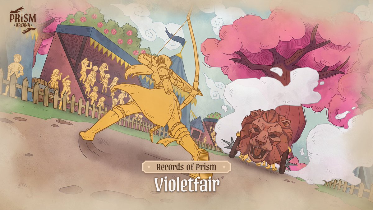 prism_arcana's tweet photo. ✨ We’re back with another #RecordsofPrism update!
Explore #Violetfair, a beautiful logging town where danger lurks. Discover the origins of the Everwood Tree and the Triwagon Tournament.
📖Read it on our #PrismArcana website now!
https://t.co/FKqJWYwrFv
#Kurechii https://t.co/itAHY8qky7