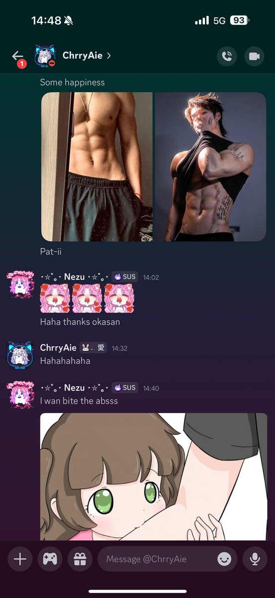 This is how my okasan <a href="/ChrryAie/">ChrryAie ˚ꮺ</a> cheer me up when I’m having a bad day 🤣 thank you <a href="/ChrryAie/">ChrryAie ˚ꮺ</a> mama love you mwah mwah!