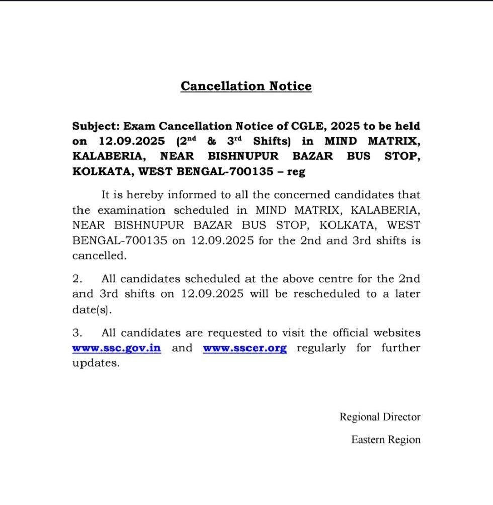 anonymouslyboys's tweet image. Another Exam cancel ❌ 

#SSCMISMANAGEMENT #sscvendorfailure