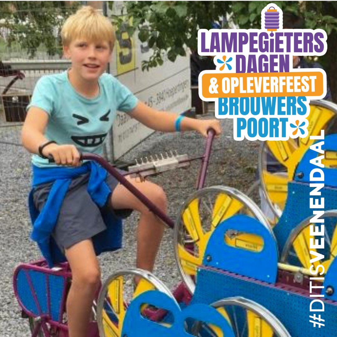 Zaterdag 13 september bruist het centrum tijdens de #Lampegietersdagen Muziek, theater, dans &amp; workshops in het centrum. Ontdek acts in de stad &amp; mis de parade niet. Gratis shows in Theater Lampegiet (reserveren!).
 ➡️ lampegietersdagen.nl
#Veenendaal #ditisveenendaal