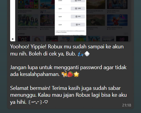 Hardika. Tarot Reading: REST (@peibble) on Twitter photo Kemarin saya juga habis jajan robux di <a href="/Sangonaomiya/">⑅ Kedai Meou! ⊹ ࣪ ˖ ୨ৎ</a>. Prosesnya cepat, hanya beberapa menit aja. Super trusted. Kemarin saya juga habis jajan robux di <a href="/Sangonaomiya/">⑅ Kedai Meou! ⊹ ࣪ ˖ ୨ৎ</a>. Prosesnya cepat, hanya beberapa menit aja. Super trusted.