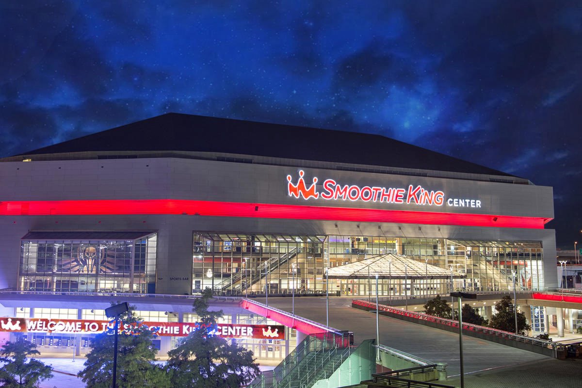 joshuabroski1's tweet image. Double or Nothing May 2026-New Orleans,LA 
Smoothie King Center 
Capacity:12,000-14,000 
I feel like Double or Nothing is a perfect place for DoN New Orleans is a great crowd for wrestling and it should be dope def think we stay out of Vegas for a little bit #AEW #AEWDoN