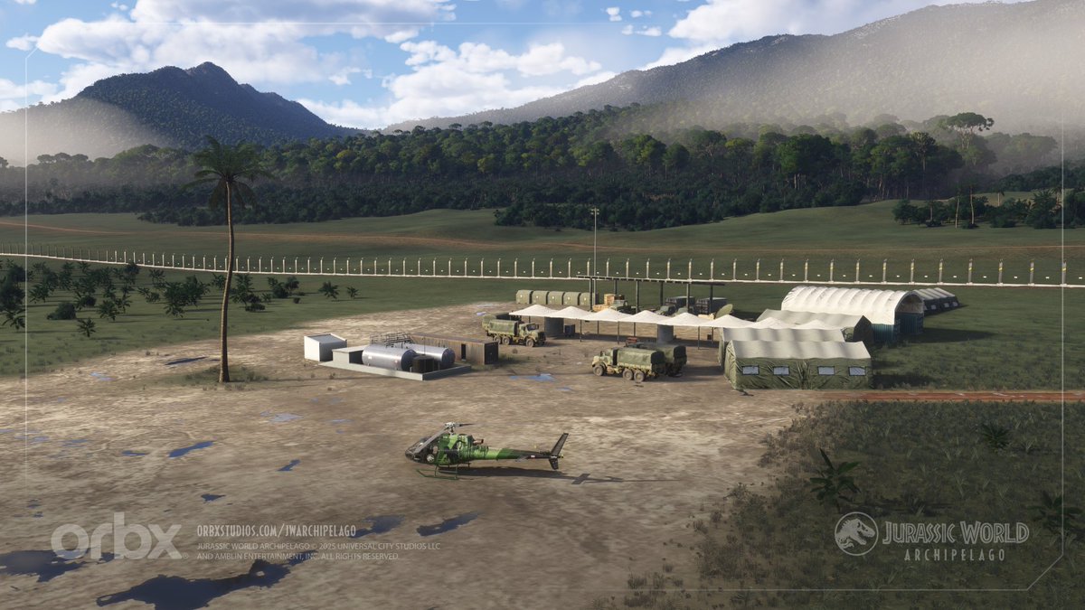 🦖How many places can you land? 
Jurassic World: Archipelago isn’t just about dinosaurs…  

✈️ 9 airfields 
🚁 12 helipads 
🌴 550+ square miles of landscapes

Plenty of runways to test your landings, helipads to master your approaches, and landscapes to explore on foot or by