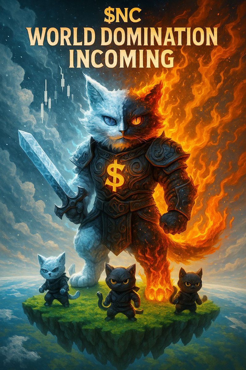 Silent but deadly — $NC is the ninja cat tearing through limits and rewriting the rules. Watch this space closely, greatness is coming! ⚔️🔥🥷 #NC #WatchME #armycat
