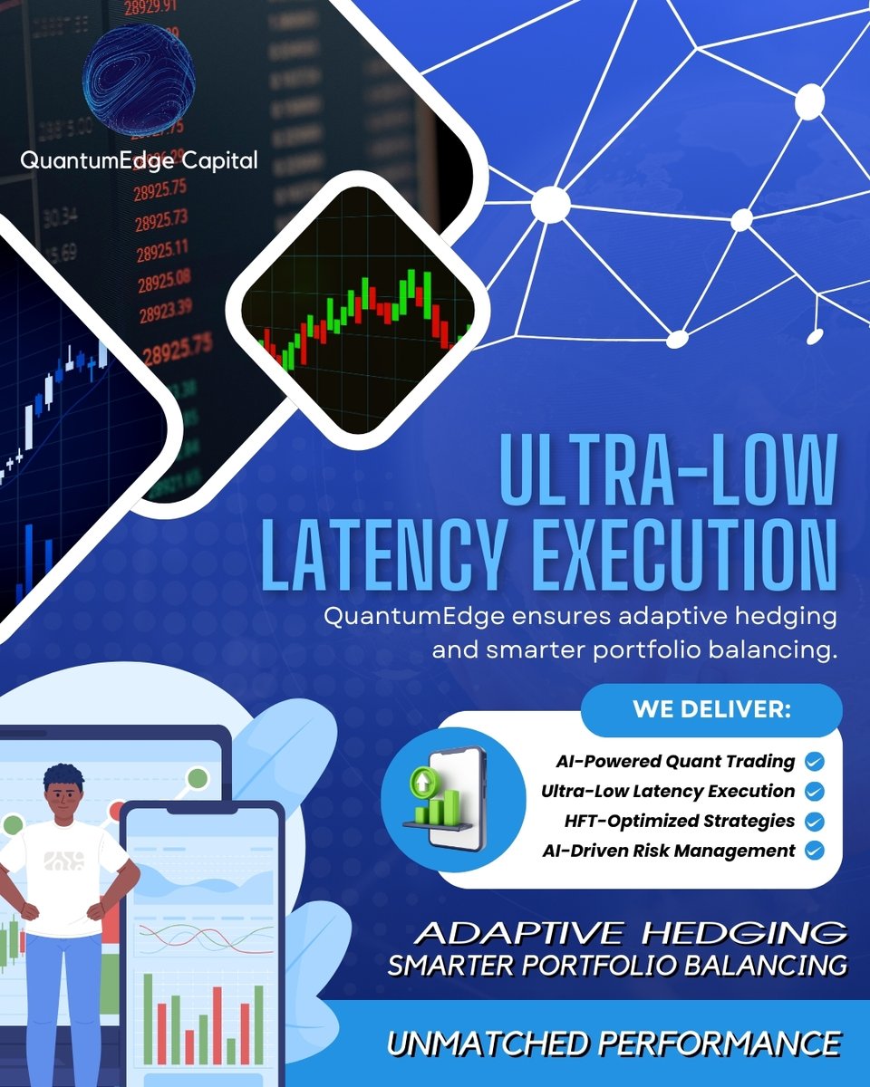 Quantum_Edge_'s tweet image. Experience the power of ULTRA-LOW LATENCY EXECUTION with QuantumEdge Capital
Discover unmatched performance for your investments. Learn more today!
#QuantumEdgeCapital #FinTech #QuantitativeTrading #HighFrequencyTrading #AIinFinance #InvestmentStrategies