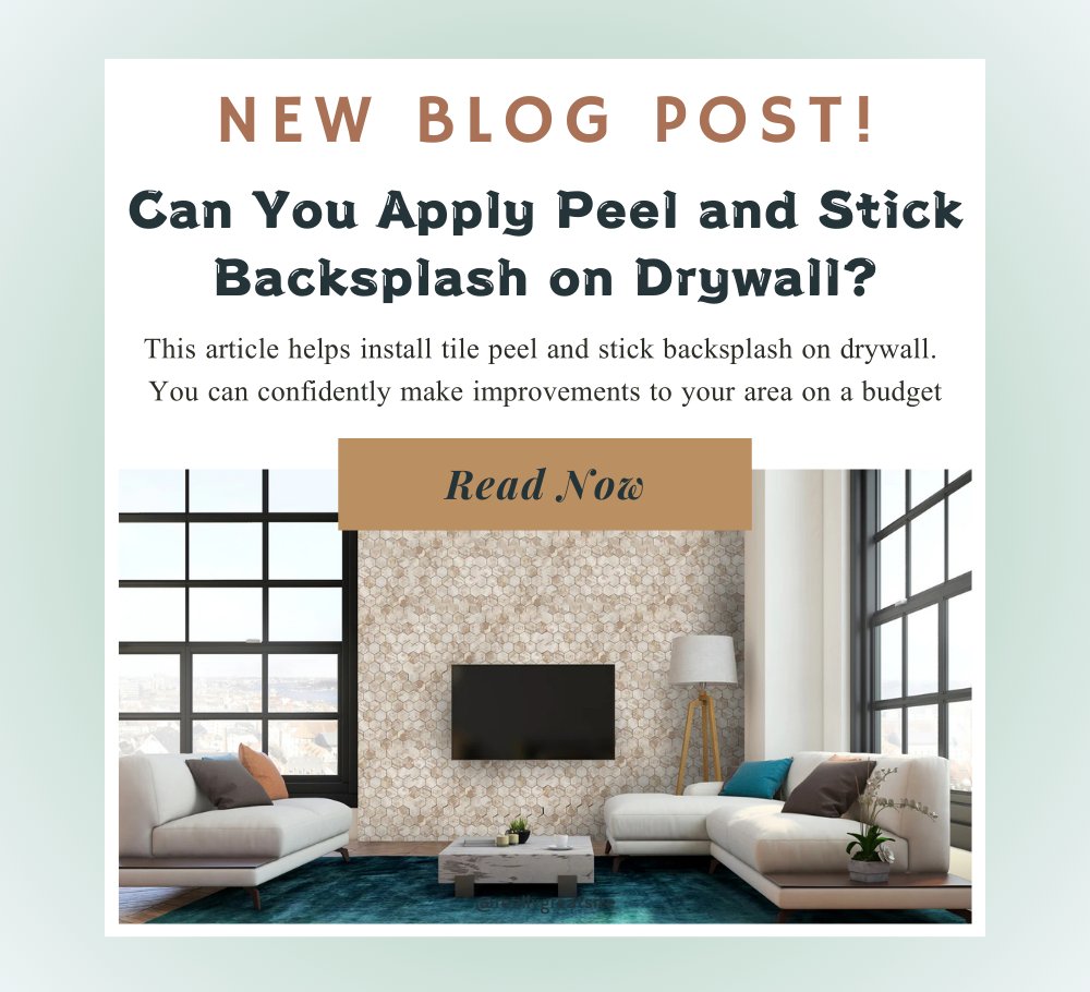 Can You Apply Peel and Stick Backsplash on Drywall?
This article helps install tile peel and stick backsplash on drywall. You can confidently make improvements to your area on a budget
See details>>👉 tinyurl.com/26fqz9fe
#tileadhesive #peelandsticktiles  #tiles #kitchendecor