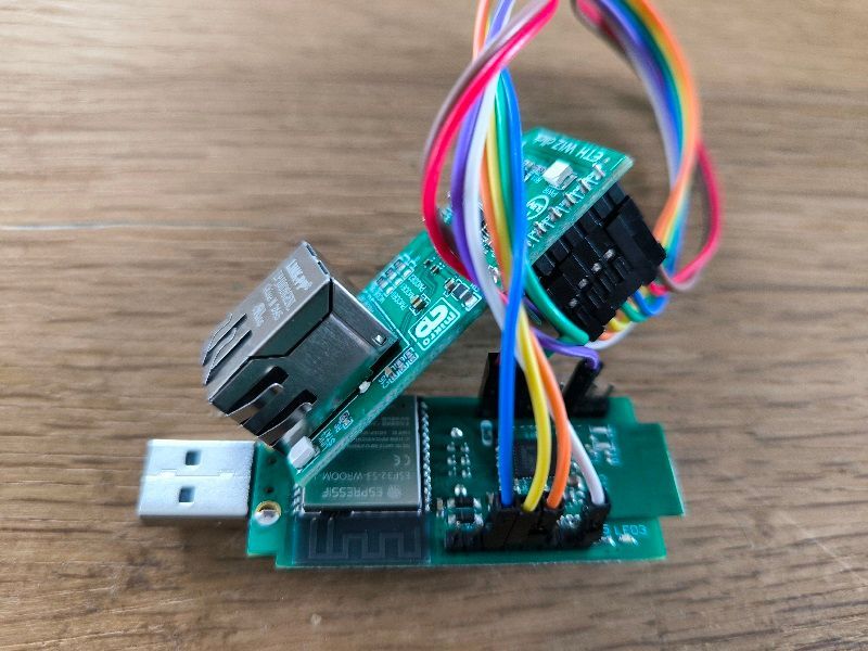faire_soi_meme's tweet image. 🚀 Nouveaux tests en cours
Je teste l’ajout d’un module Ethernet (W5500) sur l’#ESP32S3 du #ZiWiFi32S3.
L’idée
👉 voir si une #LiXeeBox pourrait fonctionner directement avec une connexion câblée, en plus du WiFi.
plus de stabilité et de nouvelles possibilités d’usage.👀
#lixee