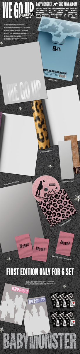 [OPEN PO] BABYMONSTER - 2nd MINI ALBUM “WE GO UP” KTOWN4U

— pattern ver est 250gr 165k dp 100k
— we/go/up ver est 400gr dp 245k dp 145k

✅ est bersih ina (hrg naik jika berat diatas estimasi, dan hrg akan turun jika berat dibawah estimasi)
✅ pob if any
✅ go
🏠 jogja - malang