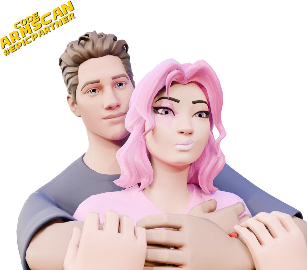 ARMScan's tweet photo. @itsaPinky_fn being cute next to @ceobriteraider 

Use code ARMScan for the support 
#FortniteShockNAwesome #FortniteChapter6Season4 #FortniteFanArt #FortniteCh6S4 #フォートナイト #Fortnite3D #FortniteRender #EpicPartner #luvburds https://t.co/R2i131Xvke