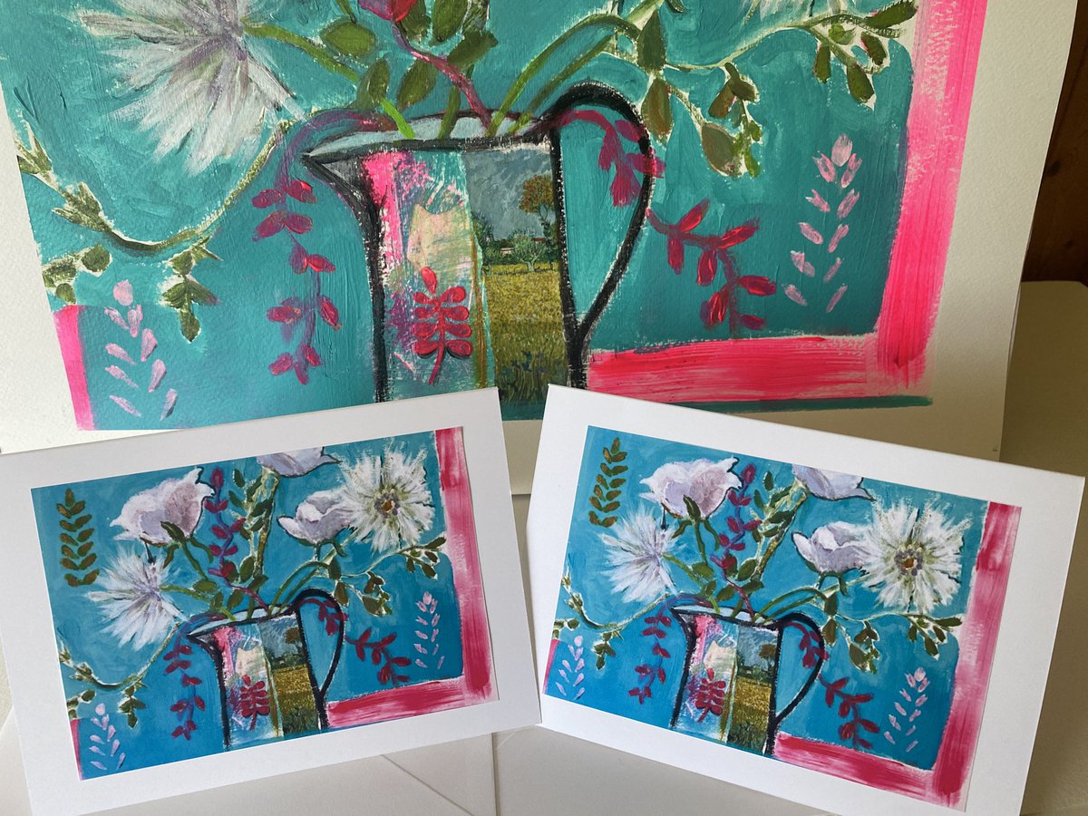 Something fresh and new from CardsbyMormorjan #elevenseshour 

a colourful and playful floral handmade greeting card                 

Find out more here: 🛒cardsbymormorjan.etsy.com/listing/436408…  #MHHSBD