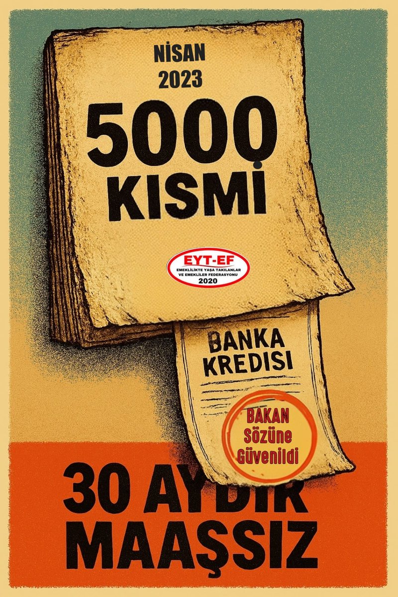 banana_dunya's tweet photo. @ArzuLast @RTErdogan @isikhanvedat @_cevdetyilmaz @iyiparti @GelecekPartiTR @herkesicinCHP @EytEmeklilerFed @EYT_ED @erbakanfatih @eczozgurozel @MHP_Bilgi @mahmutarikansp 5000 Prim Kısmi 
Torba Yasasında Olmalı 
TAG
👇
#EmeklininEviYangınYeri
#Yaktınız5000Kısmiyi
@RTErdogan
@isikhanvedat
@memetsimsek 
@_cevdetyilmaz 
@MDervisogluTR 
@fethigurer 
@ankahabera 
@umitozdag 
@erbakanfatih https://t.co/T7gId8IA3e