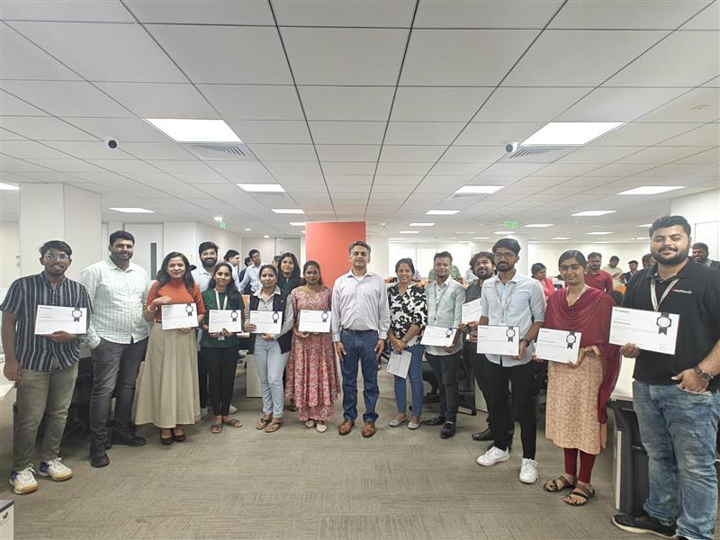 Intelliswift's tweet image. Yesterday, we celebrated our Monthly Rewards & Recognition event at @Intelliswift Bangalore 🎉 Honoring innovation, client impact & everyday excellence. 🥇
Congrats to our amazing team—your passion drives our success! 👏
#TeamIntelliswift #EmployeeRecognition #WorkCulture