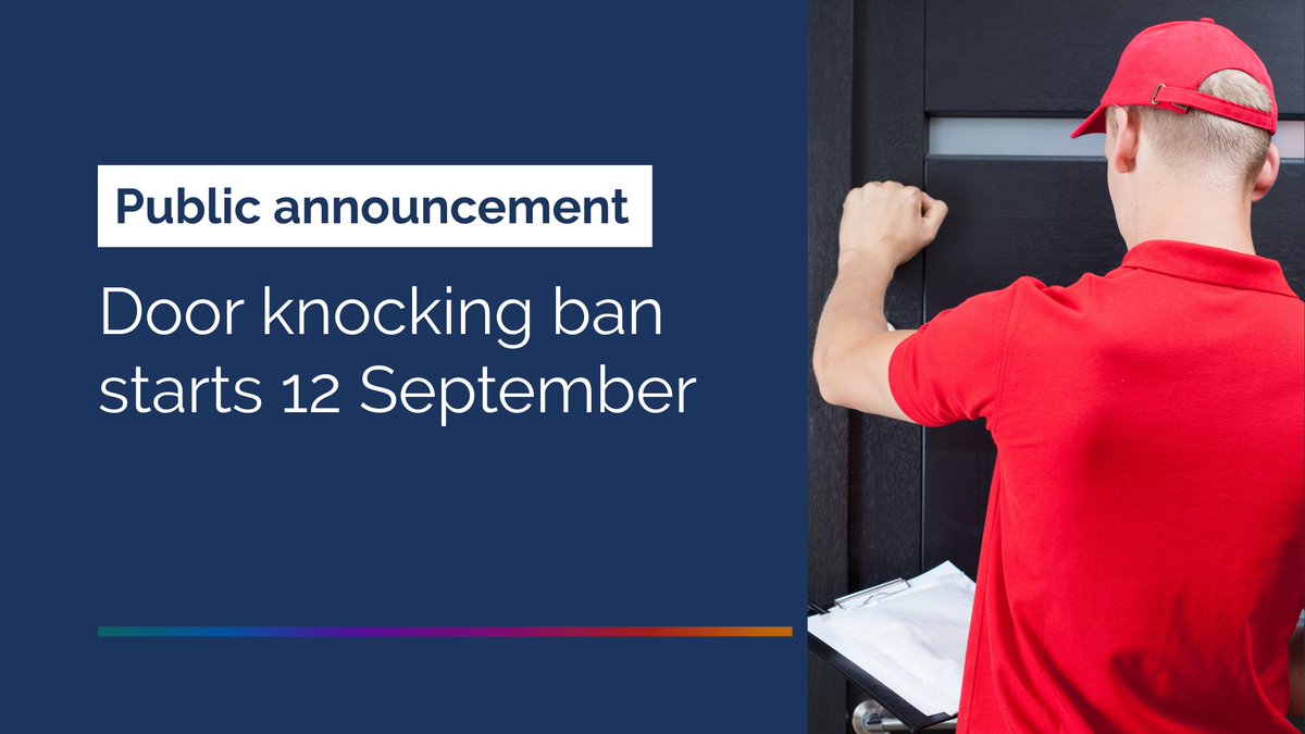 IPARTNSW's tweet image. From 12 September, unsolicited door knocking to sell upgrades is banned under NSW Government Energy Security Safeguard schemes.

Report misconduct at: energysustainabilityschemes.nsw.gov.au/report-miscond…

#IPART #NSWGovernment #EnergySavings #ConsumerProtection