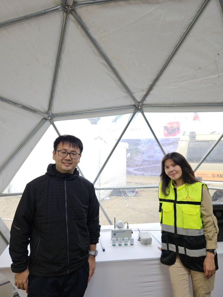 Worldsensing's tweet image. 🚀 Our channel account manager, Patrick Pang, is at the MinePro 2025 in Ulaanbaatar, Mongolia 🇲🇳⛏️
Connect with Patrick to learn more about how our solutions are powering the next generation of mining operations.
#MinePro2025   #RemoteMonitoring #Innovation