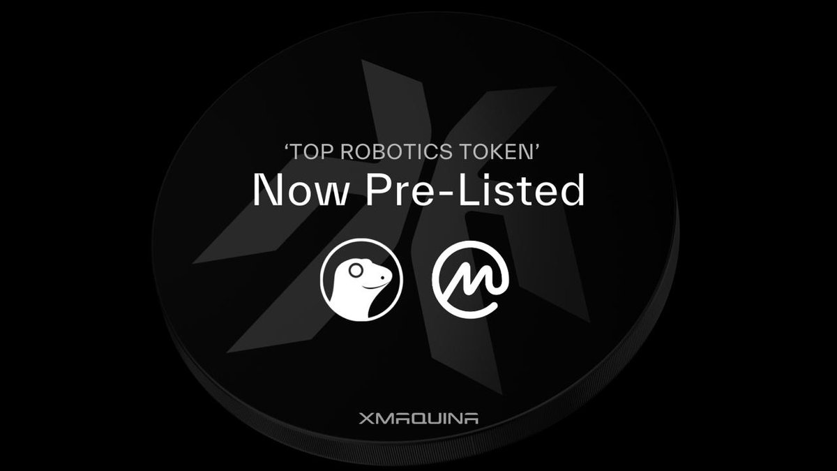 The $DEUS Token is now pre-listed as a Top Robotics Token on <a href="/CoinMarketCap/">CoinMarketCap</a> and <a href="/coingecko/">CoinGecko</a>.

At the crossroads of Crypto x Robotics sits a trillion-dollar TAM and the world is waking up. 📈

It’s time to bring Decentralized Physical AI to the global stage. 🌎