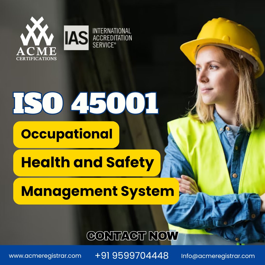 Strong businesses are built on strong safety. ISO 45001 is the blueprint.
#BusinessWithSafety #ISO45001Certified #WorkSafeCulture #ZeroAccidents #OHSExcellence