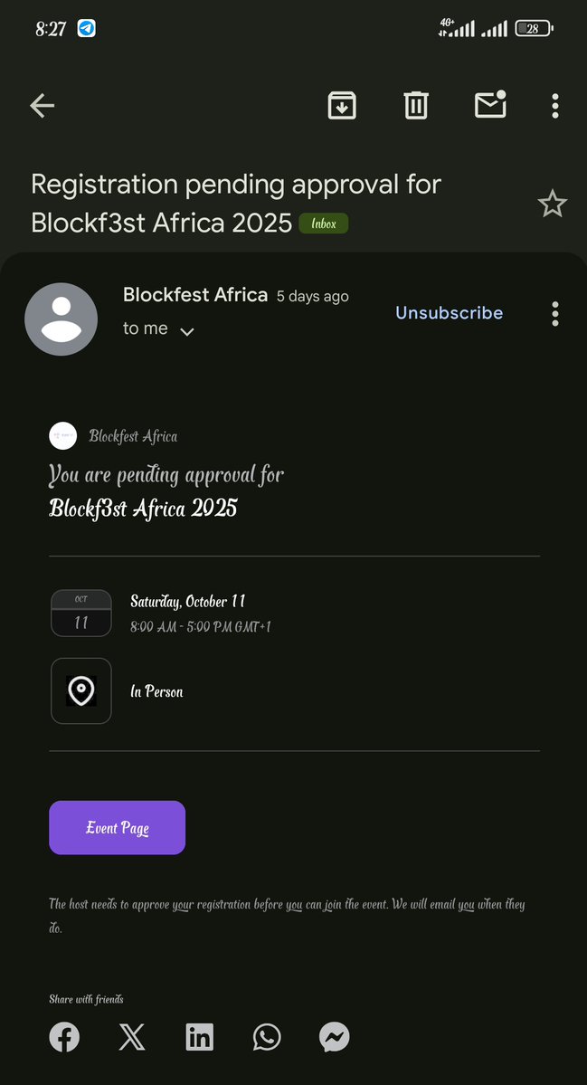 MAX JEFF (@maxjeff_3) on Twitter photo GM CT
I will be posting everyday till I get a response from <a href="/blockfestafrica/">BlockFest Africa</a> and my idol <a href="/SamuelXeus/">Xeusthegreat (♟,♟)</a>
I will be attending the <a href="/blockfestafrica/">BlockFest Africa</a> uninvited
Post help me to tag him GM CT
I will be posting everyday till I get a response from <a href="/blockfestafrica/">BlockFest Africa</a> and my idol <a href="/SamuelXeus/">Xeusthegreat (♟,♟)</a>
I will be attending the <a href="/blockfestafrica/">BlockFest Africa</a> uninvited
Post help me to tag him