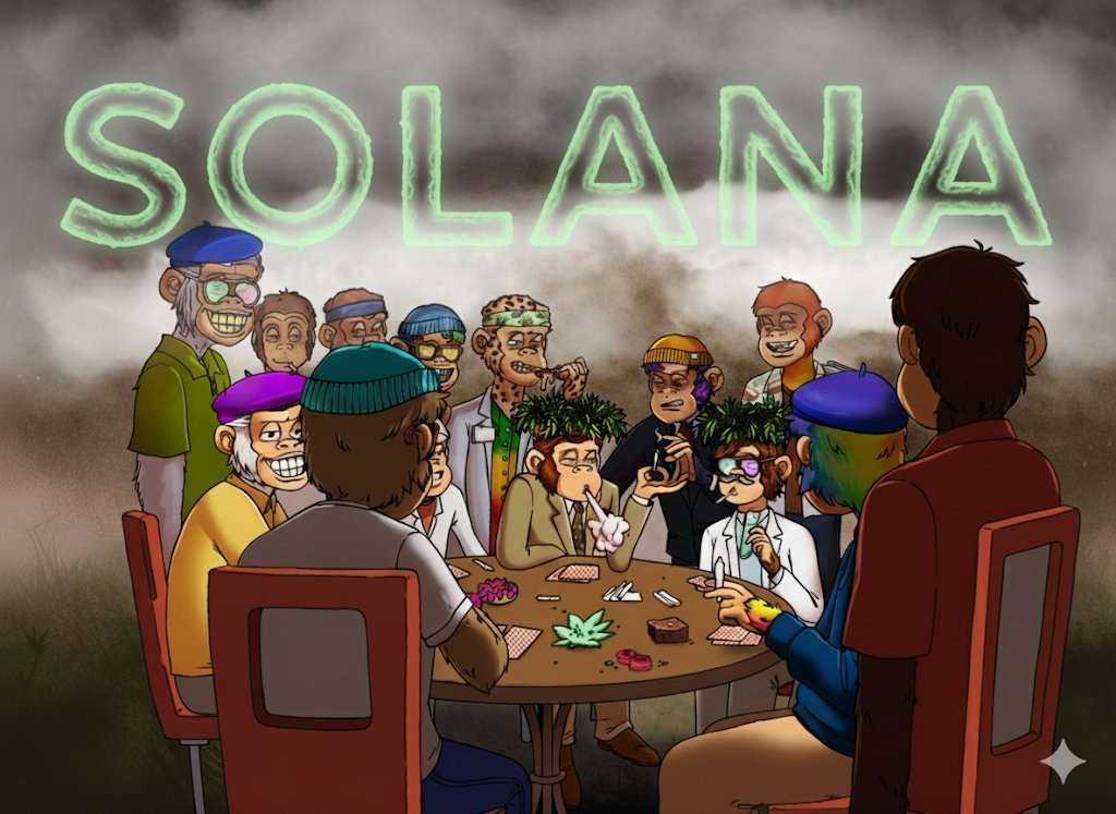 We All Vibin' on Solana.