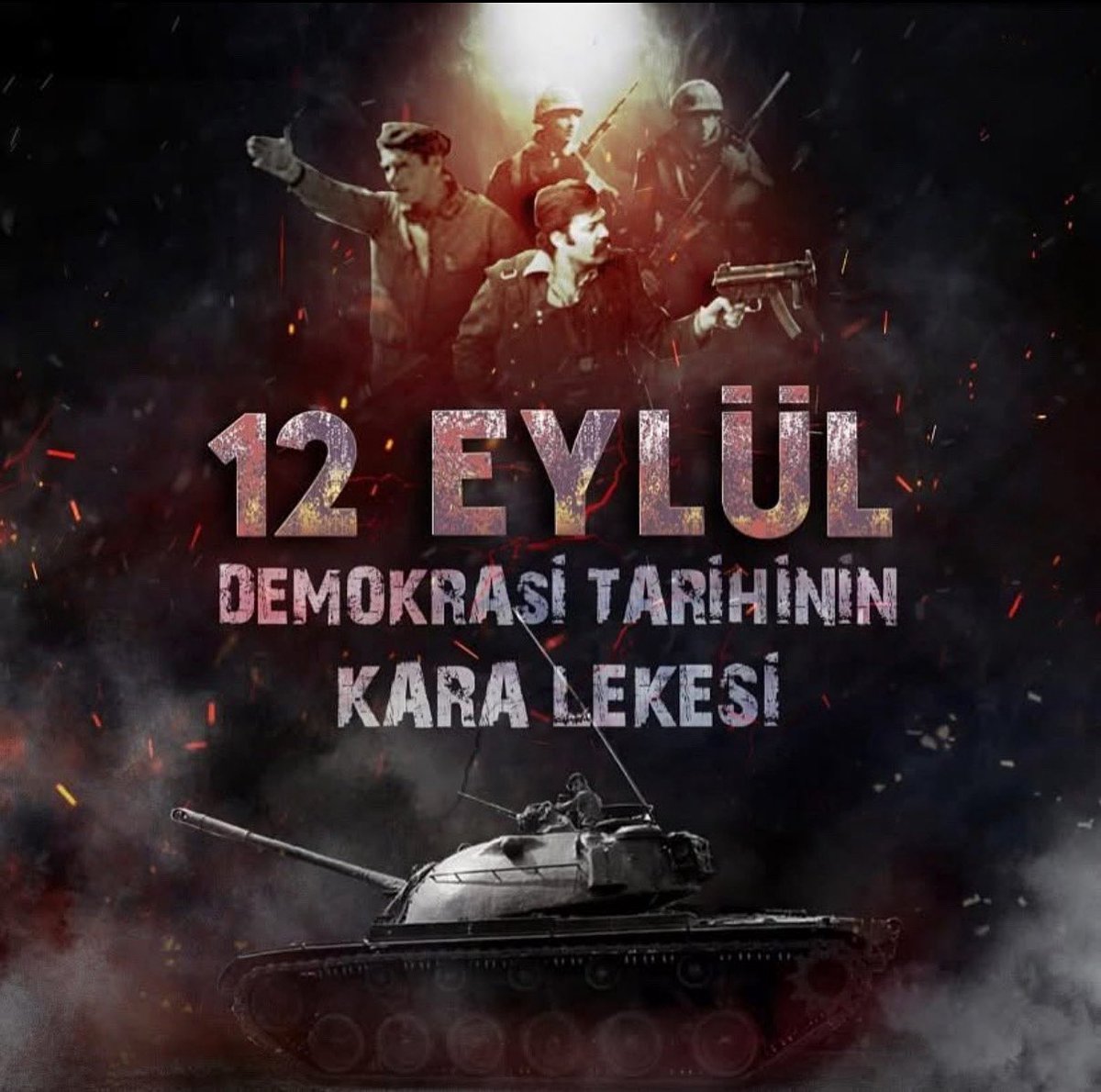 Ülkemizin ve milletimizin geleceğine, 45 yıl sonra dahi kolaylıkla kanabilen yaralar bırakan 12 Eylül askeri darbesini kınıyor; o meşum günlerde hak etmedikleri muamelelere maruz kalan ve hayatını kaybeden tüm vatan evlatlarına Allah’tan rahmet diliyorum.