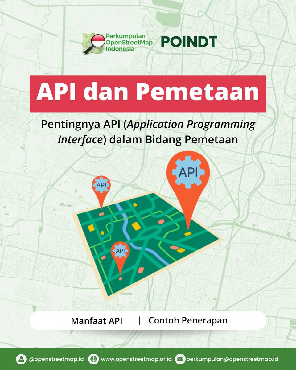 OSM_ID's tweet image. API = jembatan aplikasi &amp;amp; data peta 🌍

Manfaatnya?
✅ Rute efisien
✅ Info lokasi real-time
✅ Peta interaktif tanpa bikin dari nol

Menurut kalian, sektor apa yang paling diuntungkan dengan adanya API pemetaan? 🚀

#OpenStreetMap #MappingInnovation