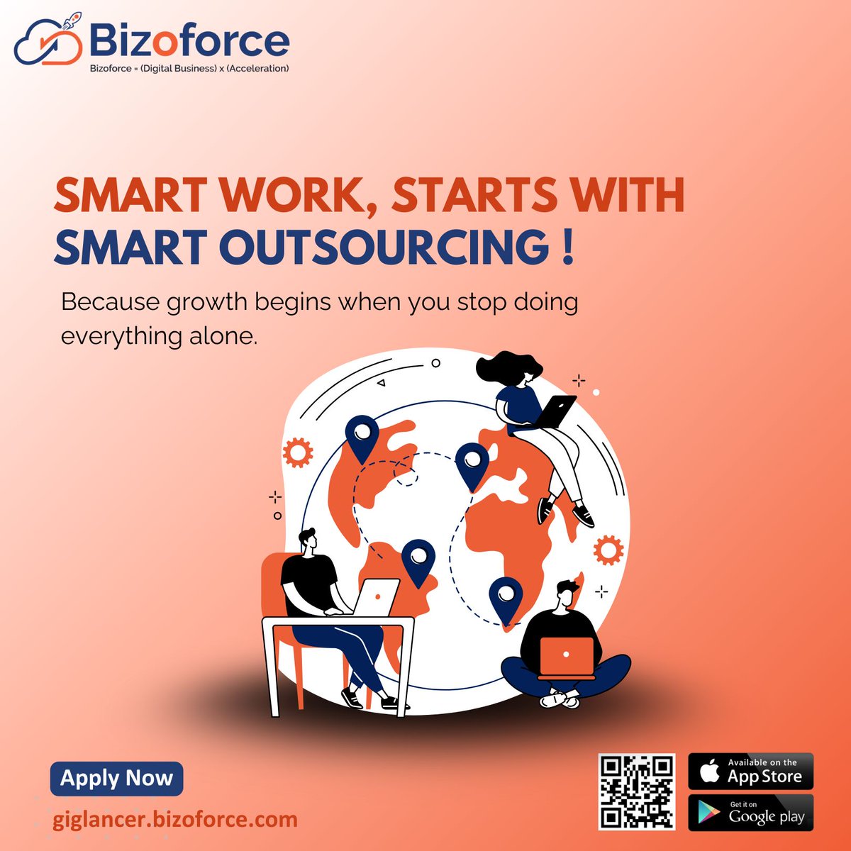 Bizoforceinc's tweet image. 💡 Smart Work, Starts with Smart Outsourcing!
Why do everything alone when experts are just a click away? 🚀
Delegate your tasks, save time, and focus on growing your business with Giglancer by Bizoforce.

👉 Apply Now at: giglancer.bizoforce.com

#SmartOutsourcing #Bizoforce…