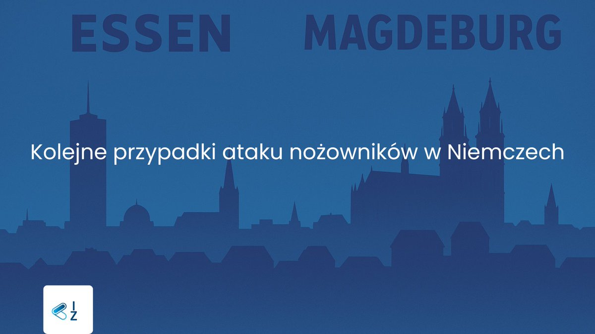 🗨️W ostatnich dniach w Essen 🏙️ i Magdeburgu doszło do ataków nożowników – ranna została nauczycielka, a w drugim przypadku zginęła 59-letnia kobieta. Sprawcami były osoby pochodzące z zagranicy 🌍, co może wpłynąć na wynik nadchodzących wyborów 🗳️ w Nadrenii Płn.-Westfalii i