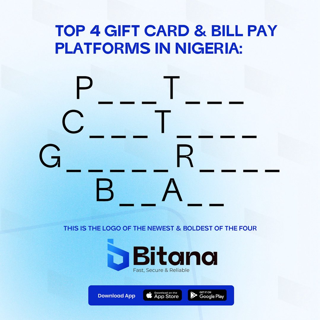 Bitana_official's tweet image. We’re bold, and the true game changer eliminating hidden fees and offering unbeatable rates across Nigeria.