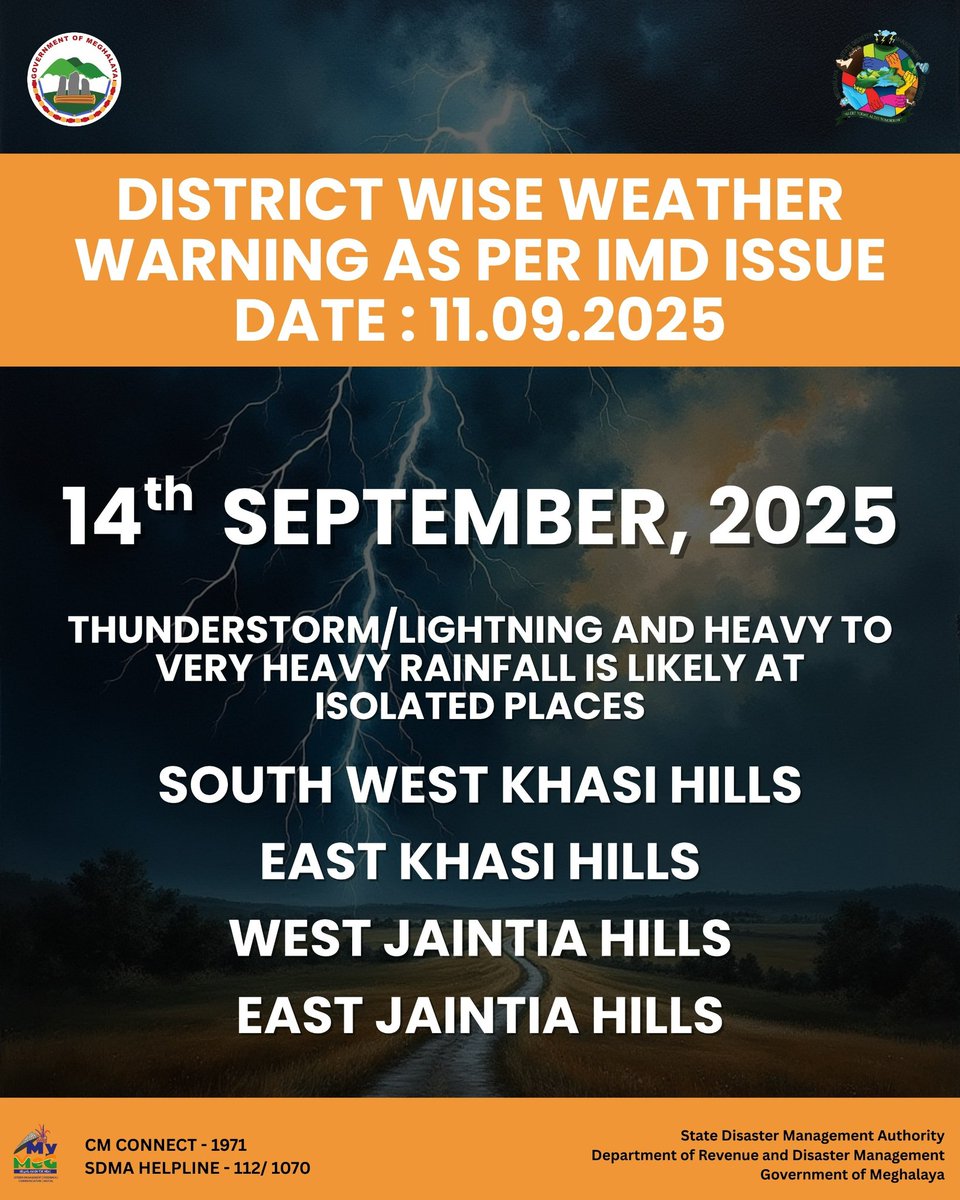 SDMA Meghalaya tweet media