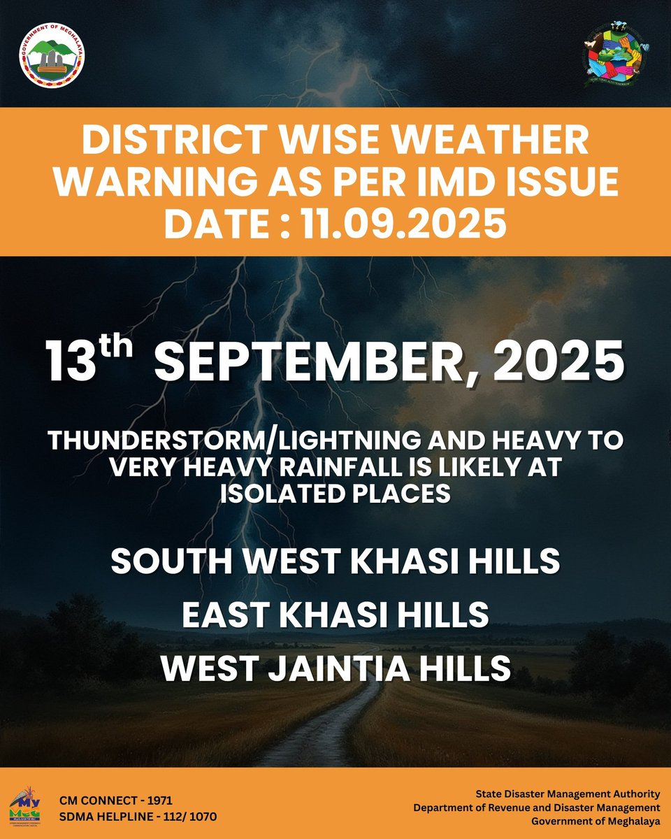 SDMA Meghalaya tweet media