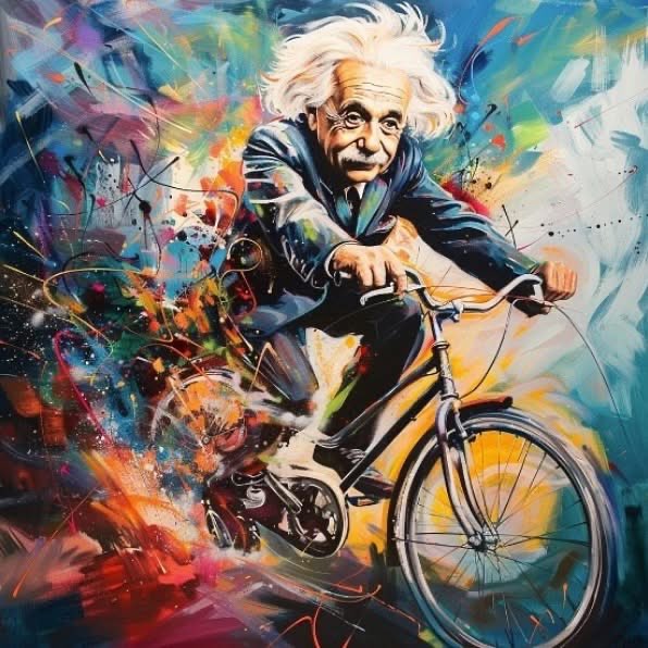dixitsudhir12's tweet image. Life is like riding a bicycle. To keep your balance, you must keep moving.
— Albert Einstein, the genius of relativity, didn’t speak fluently till age 5.
The man who redefined space & time was once thought slow by his teachers.
Imagination > convention. 🌍
#Einstein #Genius