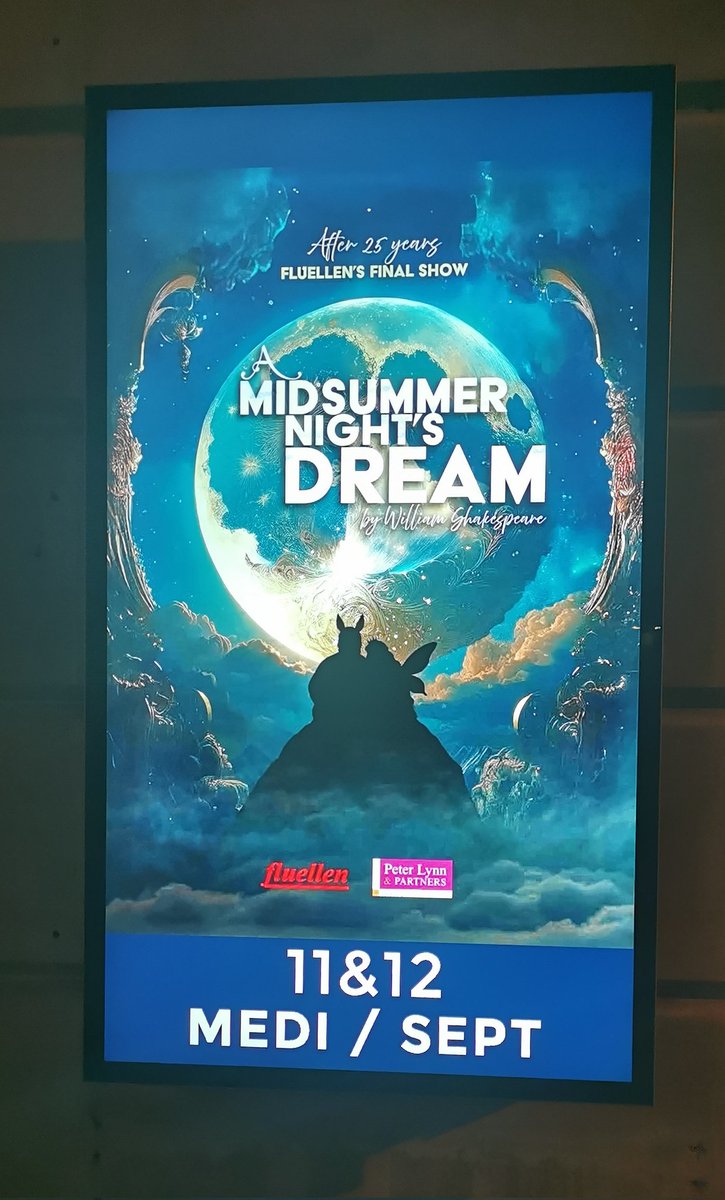 The LAST 2 PERFORMANCES today of Fluellen Theatre's 25th Anniversary &amp; Final production 'A Midsummer Night’s Dream' <a href="/SwanseaGrand/">Swansea Grand Theatre</a> Arts Wing at 1.30pm &amp; 7.15pm. We would love to see you there so please Don't Miss It 😊 Advisable to book in advance. 
swanseagrand.co.uk/AMidsummerNigh…