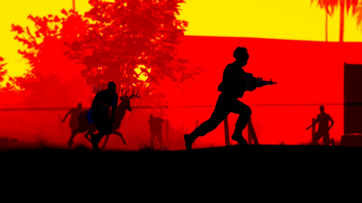 Cayo Perico Survival 🧟🏝️☀️

#GTAOnline
#VirtualPhotography
#Snapmatic #SnapmaticArt
#SantaMuerteGang
<a href="/RockstarGames/">Rockstar Games</a>