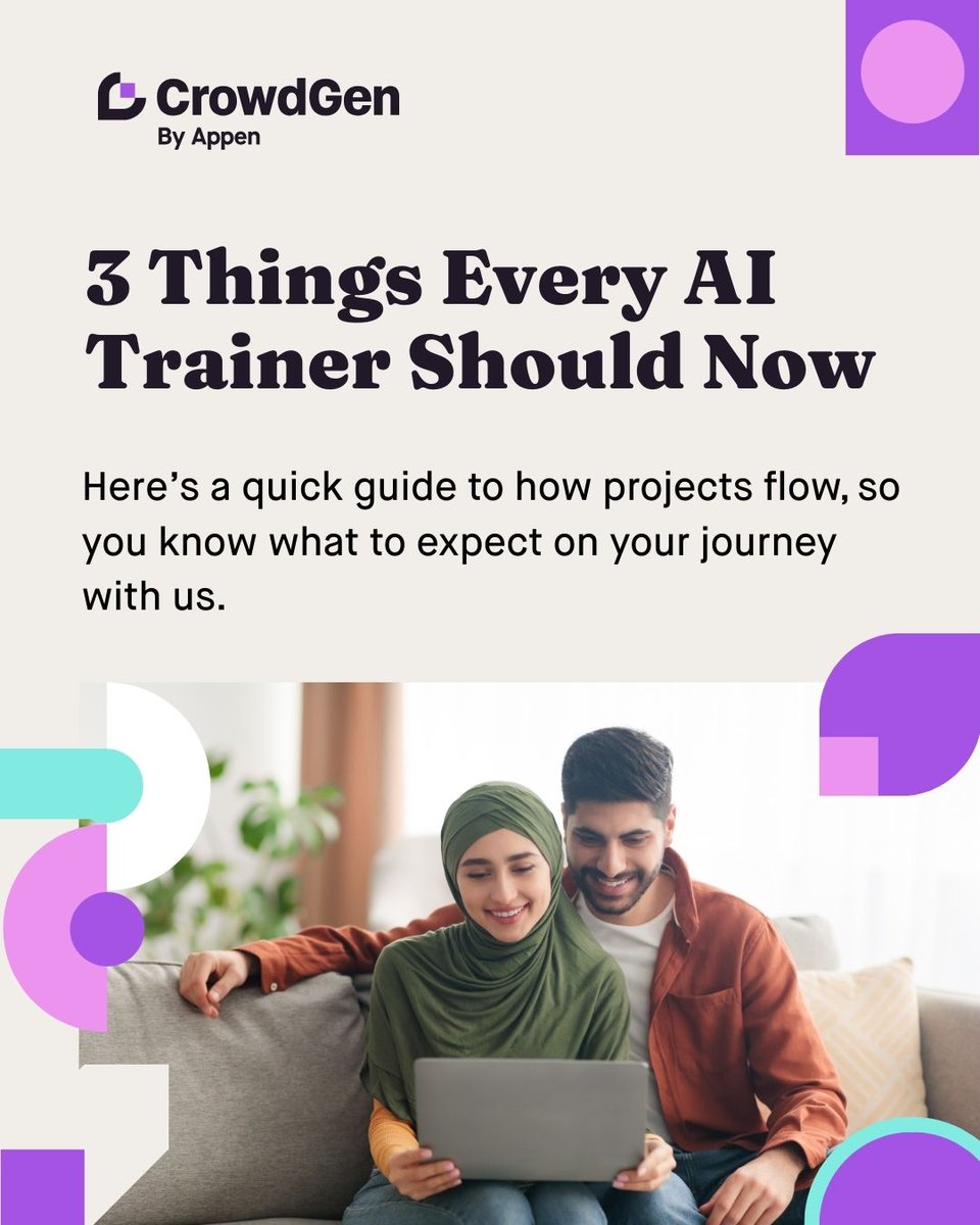 crowdgenbyappen's tweet image. Behind every AI is a human trainer. 🌍
Your work brings accuracy, adaptability, and resilience into the process.

👉 Swipe through to learn more about the 3 things every AI trainer should know, and they make your contributions even more valuable.

#WorkFromHome #AIWork…