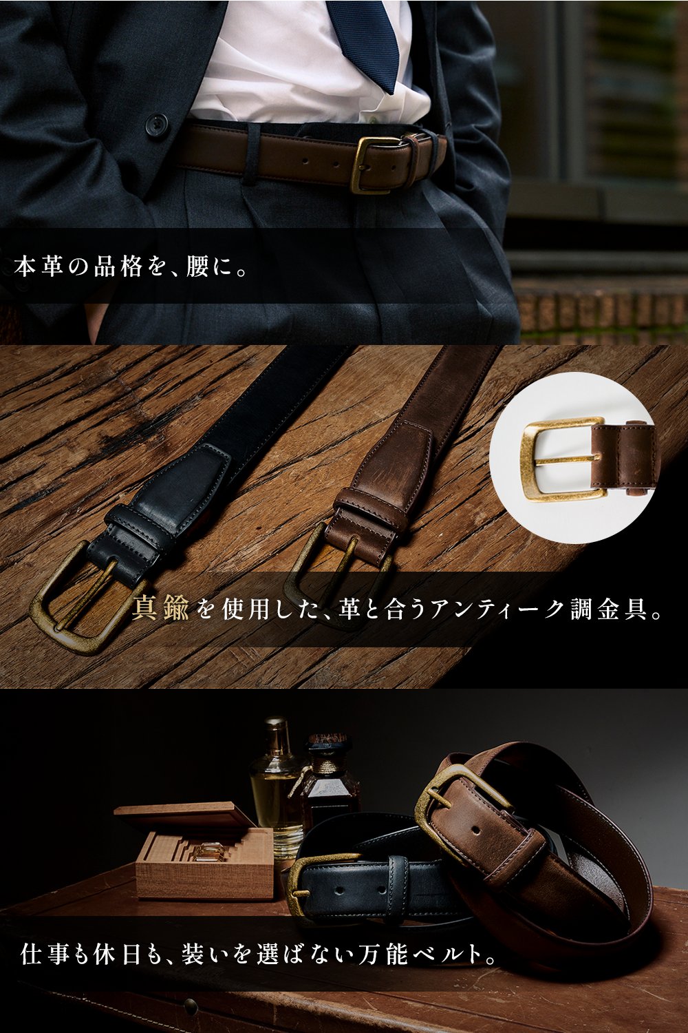 新品未使用】本革 牛革 ビジネスバッグ キャメル 亀登鞄製作所