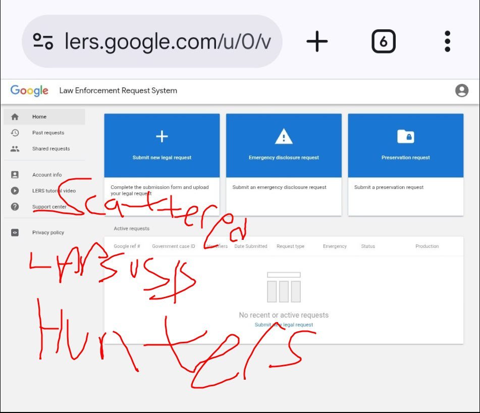 IntCyberDigest's tweet photo. ‼️ After posting their goodbye note on BreachForums, Scattered Lapsus$ Hunters provided proof of access to FBI NICS (background check) and Google LERS (Law Enforcement Request System). https://t.co/ijRkDgWZpC