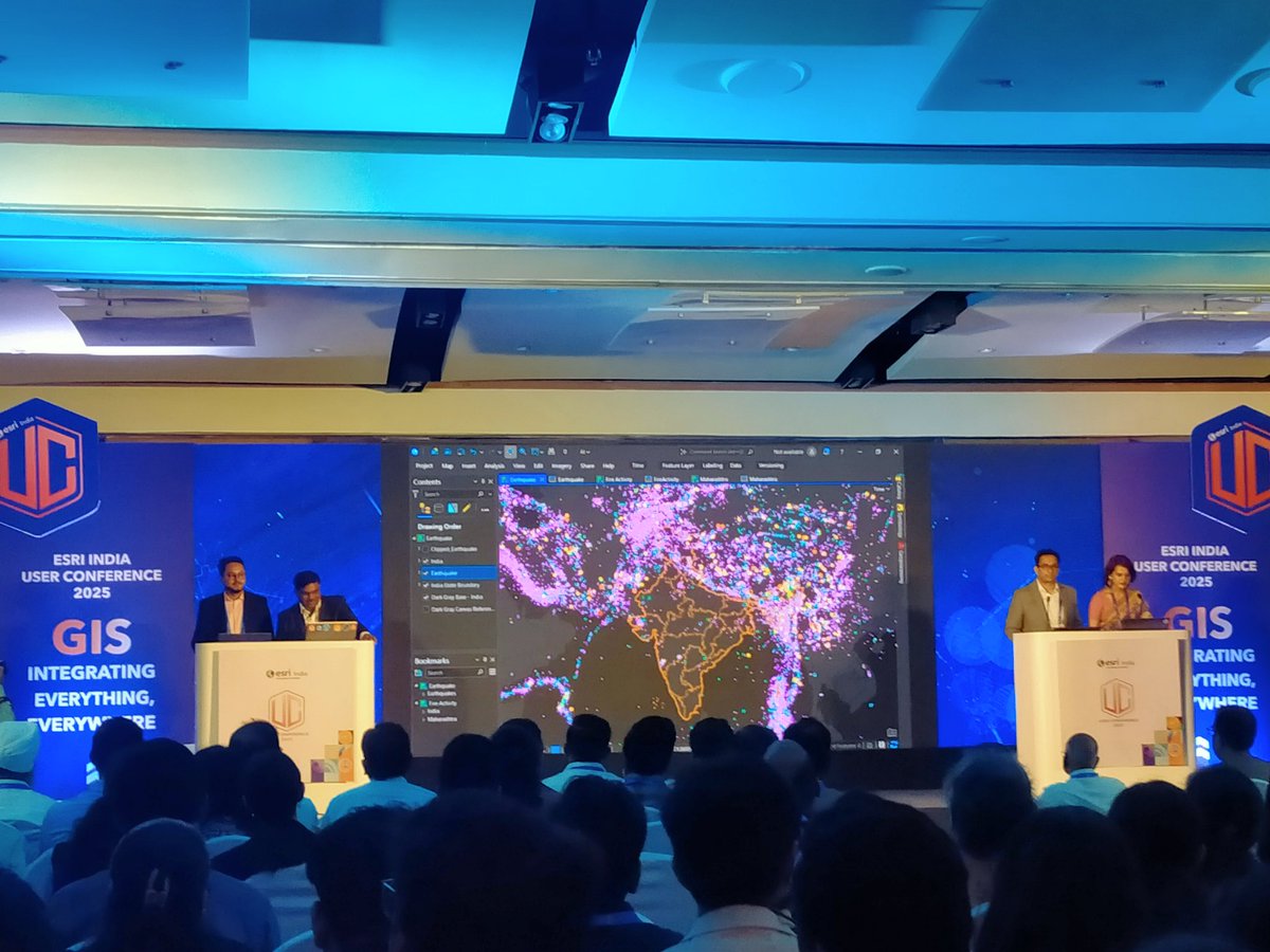 decosunil's tweet image. Great demos before the break...

Interesting and wow effect on spatial data

AI tools are just mind blowing.. 🗺️ 🌍 

#ESRIUC2025
#ESRIUC

@EsriIndia @EsriUC @Esri