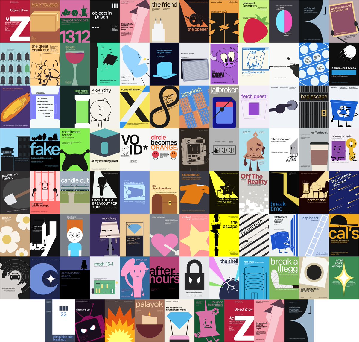 Every poster from the 48 Hour OSC Film Festival in 2025!
#objectshow #objectshows #objectshowcommunity #osctwt #48hoscfilmfestival #poster #posterdesign #swissstyle