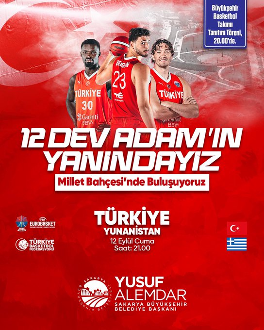 Sakarya Halkı Milli Maç Heyecanına Davet Ediliyor