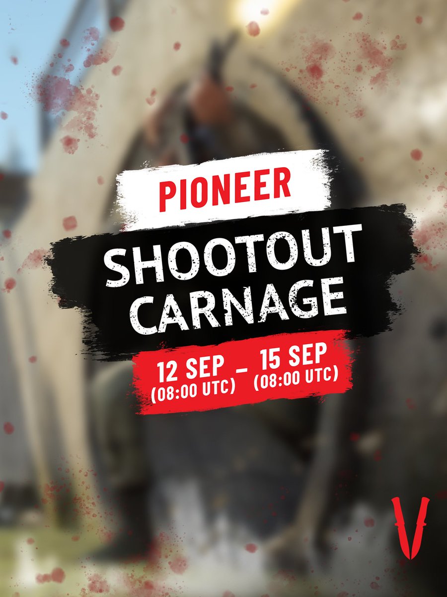 vigorthegame's tweet image. Season 24's Pioneer Carnage is now live! 🔫
This PP-19 and Consumables-only Shootout event is available to play until Monday September 15th (8AM UTC) 🕗
Have a great weekend, Outlanders 🔥