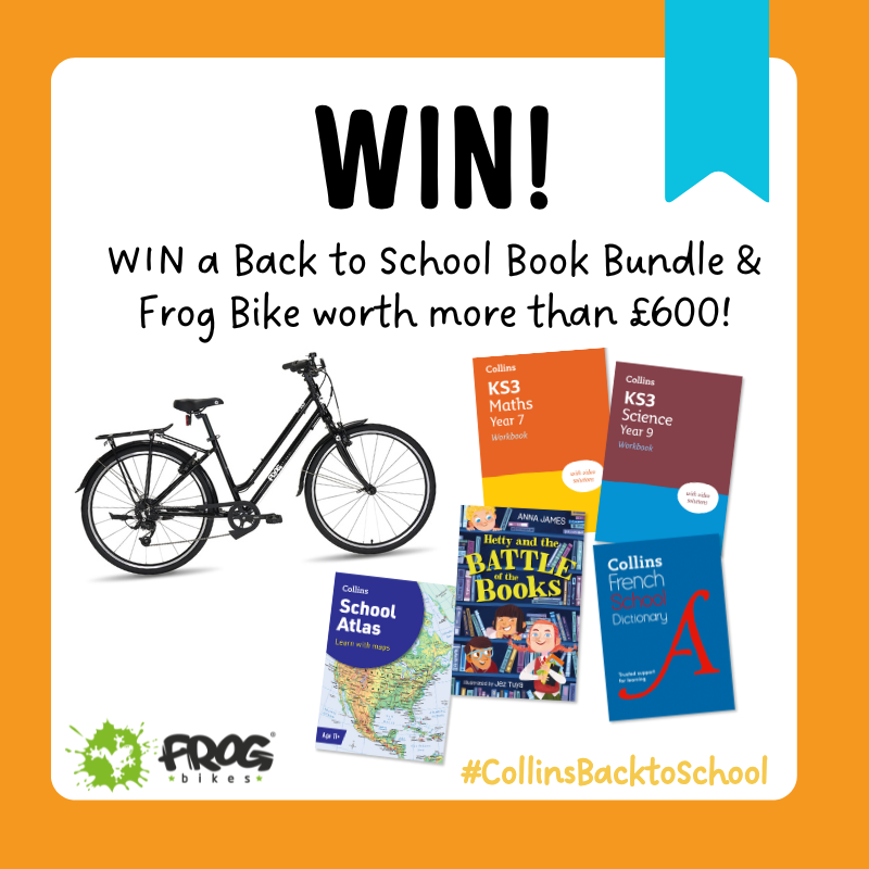 frogbikes's tweet photo. ⏰ ENDS TODAY! ⏰ Last chance to WIN a Frog bike 🚲 + epic books 📚 in our back-to-school giveaway! Enter before MIDNIGHT:
🏫 Primary kids: https://t.co/OYR48eEhFH
🏫 Secondary kids: https://t.co/aD5L6oILhm
#FrogBikes #Win #Competition #Giveaway #BackToSchool #WinaBike https://t.co/Y6rFdkrLsg