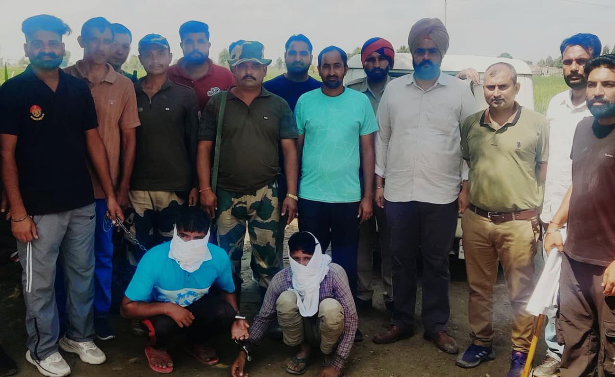 ra3_gupta's tweet image. Another big catch at Fazilka!
On 11 Sept 2025, BSF Punjab &amp;amp; CIA Fazilka troops seized 16 Pistols, 38 Magazines &amp;amp; 1847 live rounds from 2 smugglers.
Borders safe, nation safe. 🚔💥
#AlertBSF
#BorderSecurity 
#BSF1stLineOfDefence
#TejRan #CharlieKirkshot 
#bb27 #HappyNamJoonDay