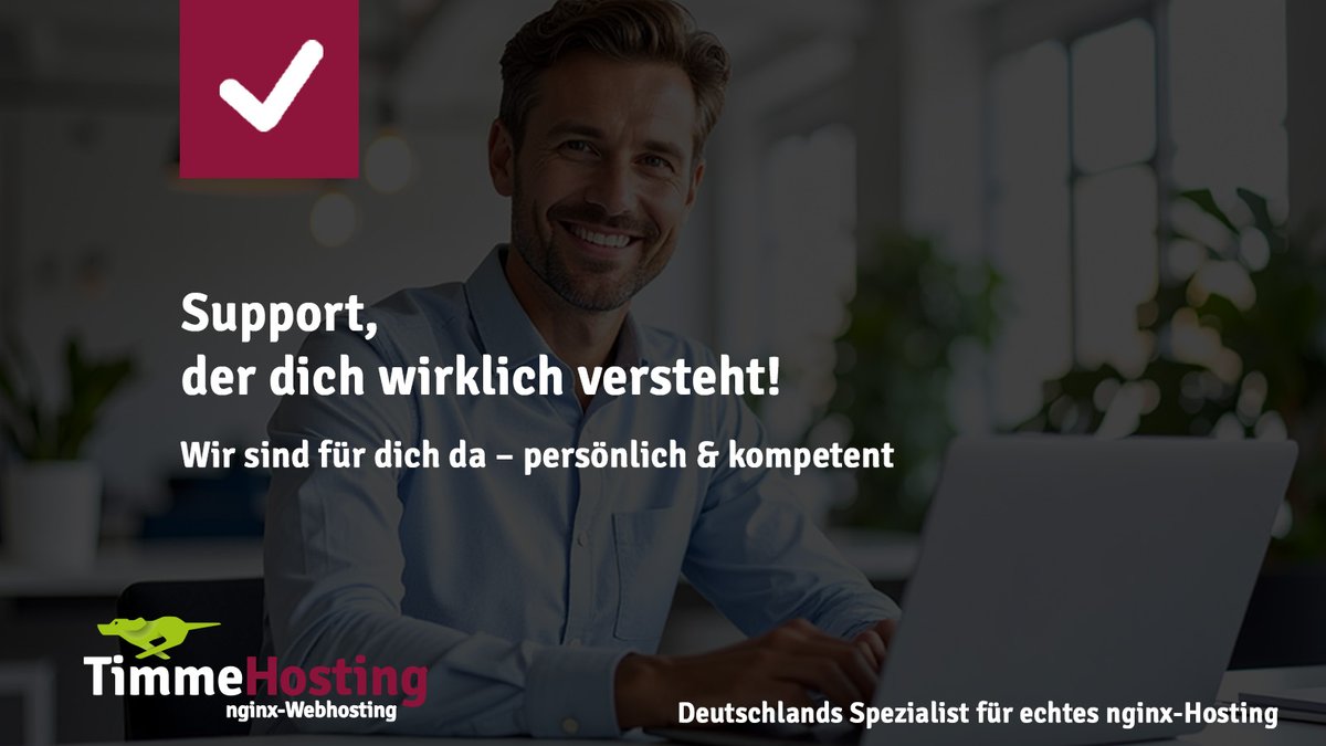 Technik kann kompliziert sein – unser Support macht es einfach.
Bei Fragen oder Problemen erreichst du uns jederzeit persönlich.

#Kundenservice #TimmeHosting #Support #HostingSupport #Persönlich #24hSupport