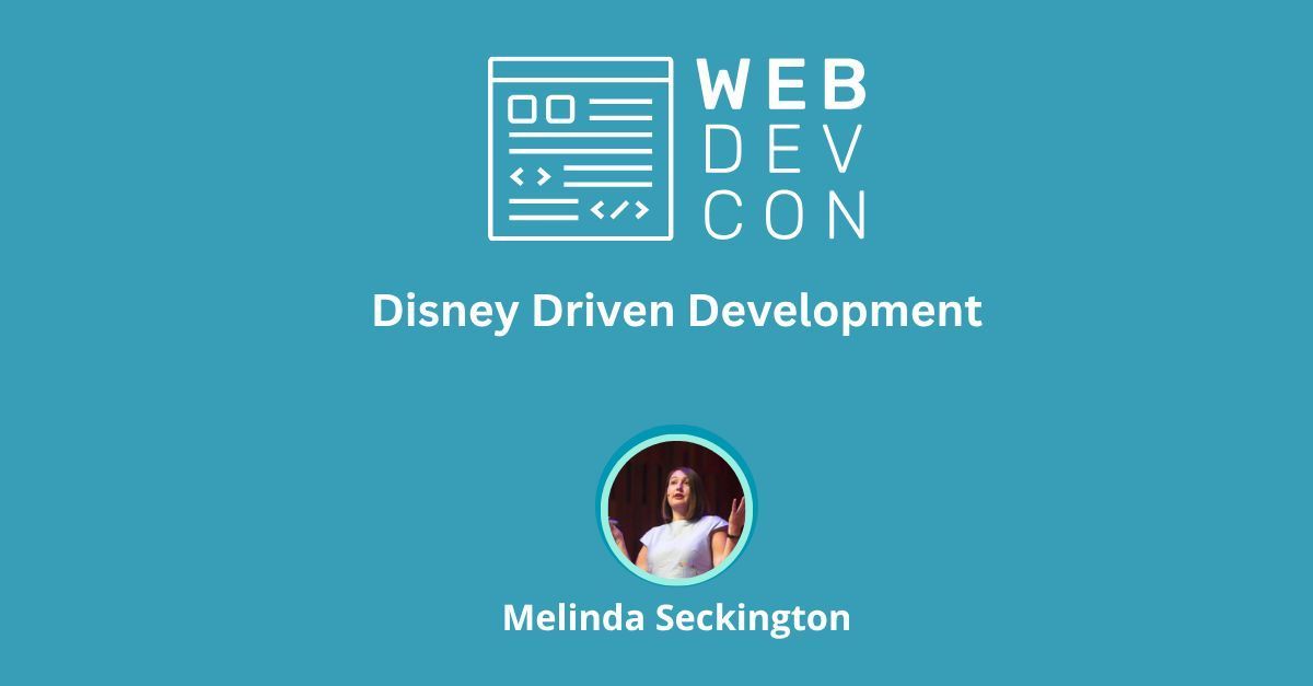 WebdevconNL's tweet image. 🎤 Melinda Seckington spoke at Webdevcon! 

The talk &apos;Disney Driven Development&apos; is now live!💪 🚀 

🎥 Watch it here: webdevcon.nl/session/disney… 

#wdc25 #fullstack #webdevcon